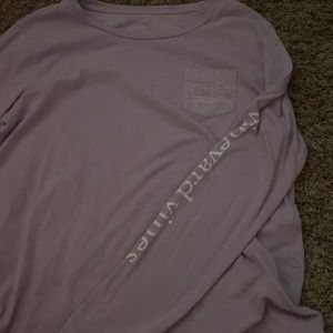 lavender long sleeve vineyard vines size m